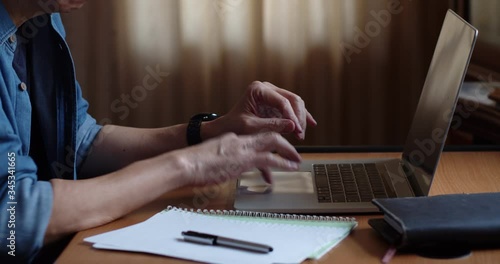Wallpaper Mural Man working from home with laptop computer with moody Torontodigital.ca