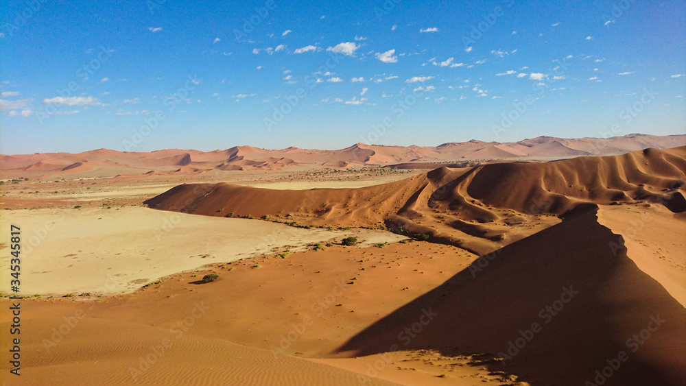 Sossusvlei in the Namib desert close to Sesriem in Namibia