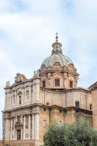 San Luca and Santa Martina (in italian Santi Luca e Martina Foro Romanum) Rome Italy