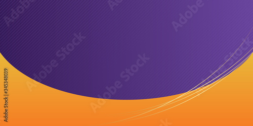 Yellow purple bright design with yellow background of chaotically moving triangles. Modern dynamic background for your company. Vector illustration.