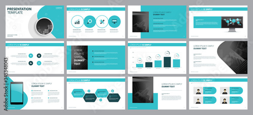 template presentation design and page layout design for brochure ,book , magazine,annual report and company profile , with info graphic elements design