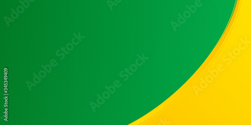 Green Yellow Wave Curve Presentation Background