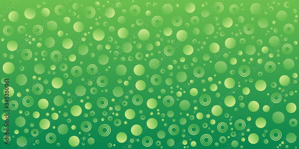 abstract modern green dot circle background vector illustration