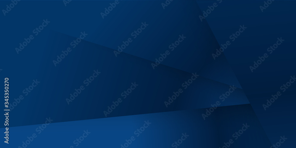 Fototapeta premium Abstract modern 3D background in blue colors. Abstract geometrical and blue with triangle background. illustration vector design. Blue background vector illustration lighting effect graphic for text