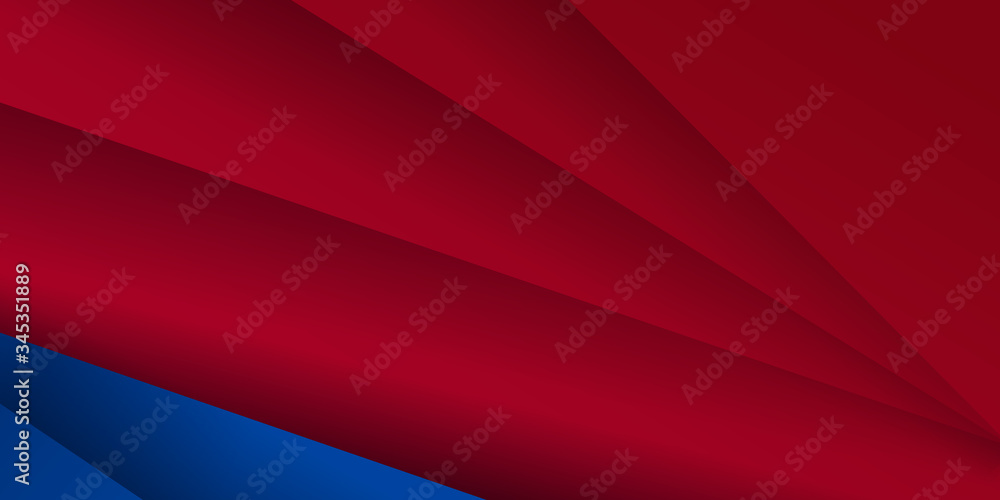 Abstract red blue white background. Modern red blue abstract background with stylish line square suit for presentation design