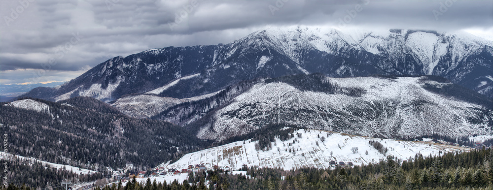 View of the Western Tatras - Stromov city - Slovakia