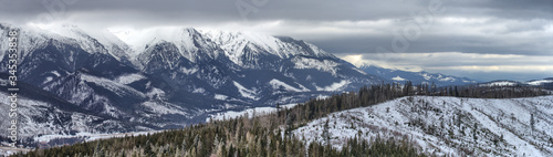 View of the Western Tatras - Stromov city - Slovakia