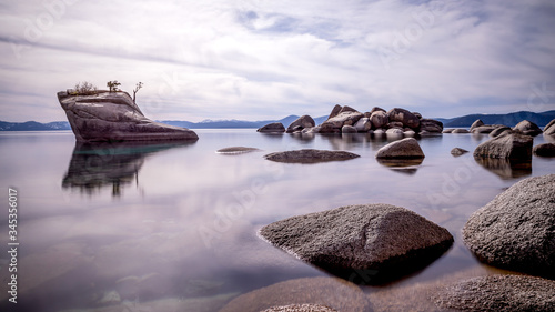 Bonsai rock at Lake Tahoe.