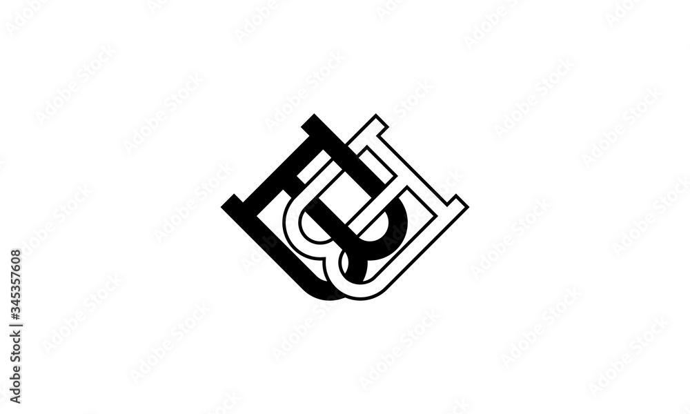 initial letter B with link connection logo design concept initial letter B with link connection logo design concept