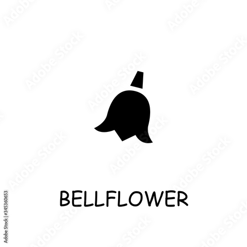 Bellflower flat vector icon