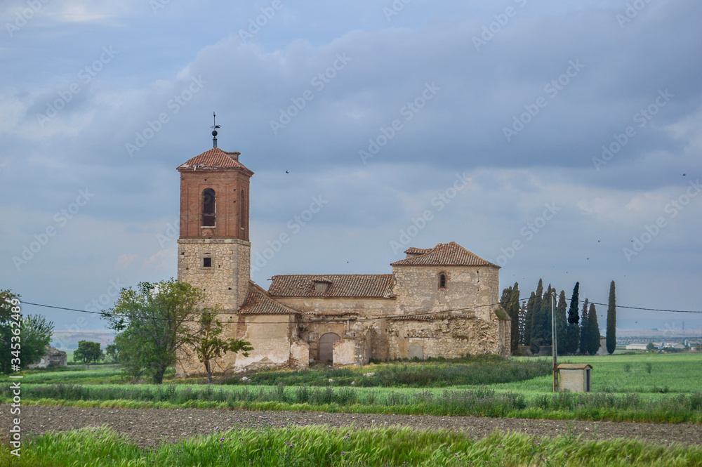 Old abandoned church in Caudilla, province of Toledo. Spain Old abandoned church in Caudilla, province of Toledo. Spain