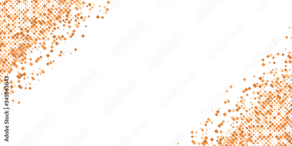 Bright sunny yellow orange dot abstract background. Modern orange color. Fresh business banner for sales, event, holiday, party, halloween, birthday, falling. Fast moving 3d lines with soft shadow