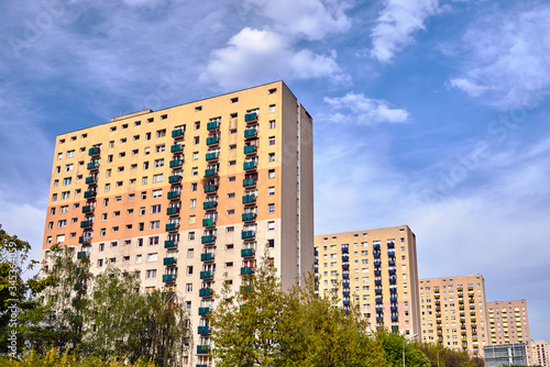 a number of residential high-rise buildings in the city of Poznan.