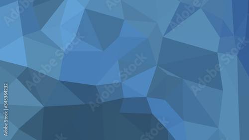 Abstract polygonal background. Geometric Steel Blue vector illustration. Colorful 3D wallpaper.