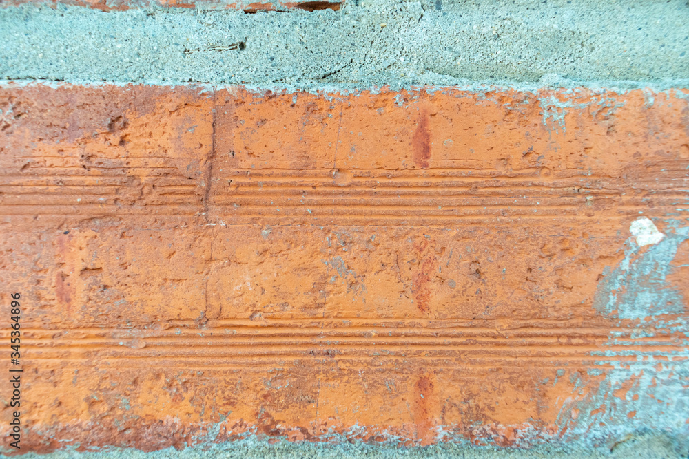 Orange brick wall for image Orange brick wall for image