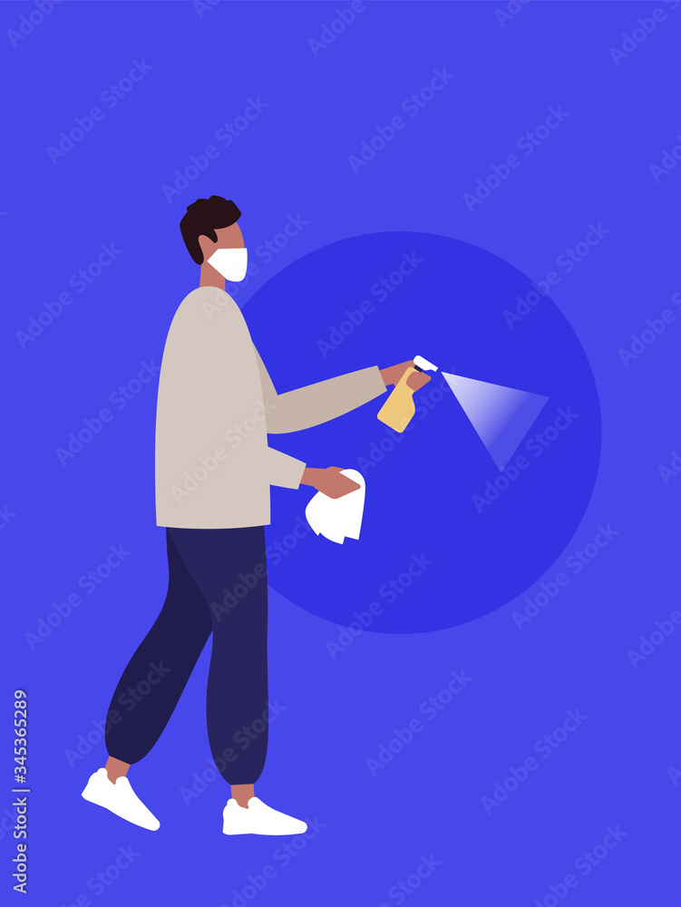 Cleaning Service Male Characters Mopping Floor with Mop. Cartoon Flat Vector Illustration
Cleaning Service Male Characters Mopping Floor with Mop. Cartoon Flat Vector Illustration