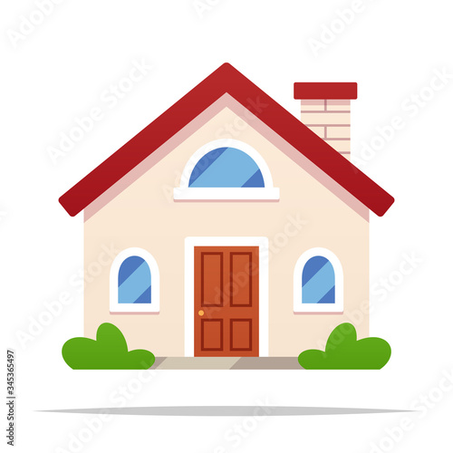 House vector isolated illustration design