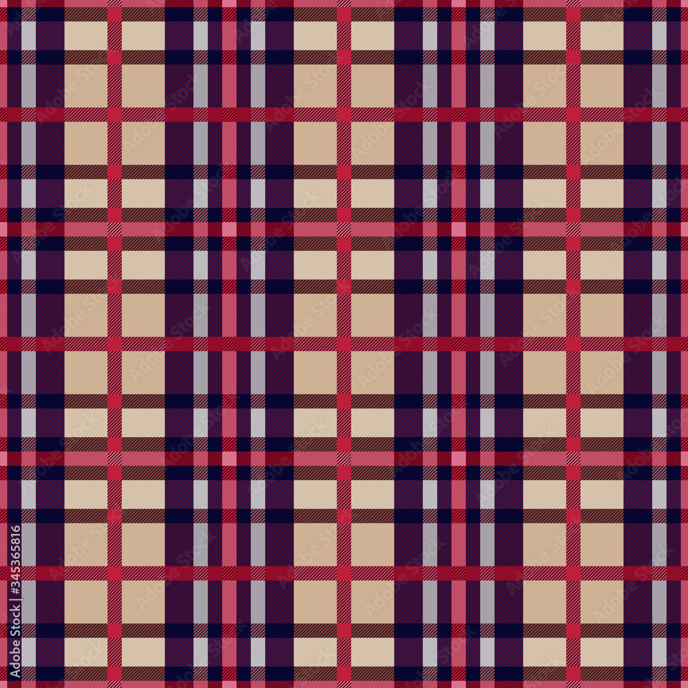 Obraz premium Muted tartan Scottish plaid