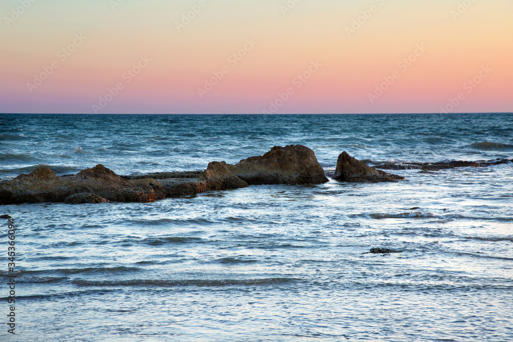 Fototapeta premium sunset on the beach
