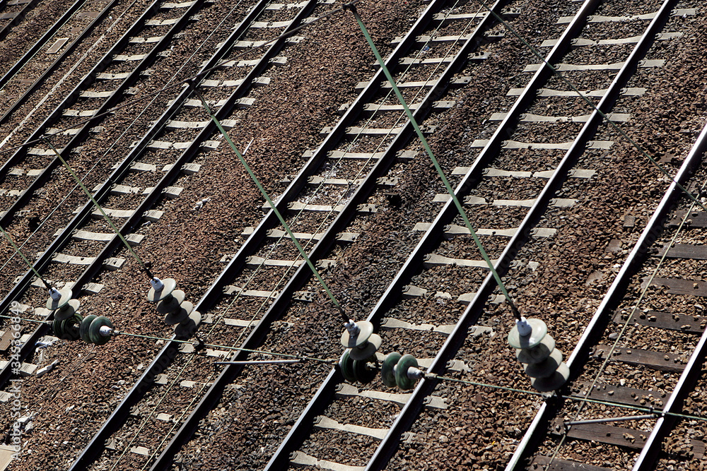 Gare de tri des trains et réseau férrovière Gare de tri des trains et réseau férrovière