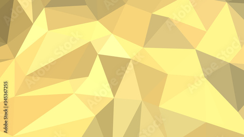 Abstract polygonal background. Geometric Khaki vector illustration. Colorful 3D wallpaper.