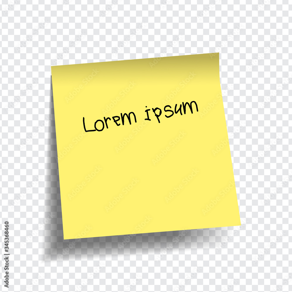 Realistic Yellow sticky note notes isolated on white. Square sticky paper reminders with shadows, paper page mock up. Realistic Yellow sticky note notes isolated on white. Square sticky paper reminders with shadows, paper page mock up.