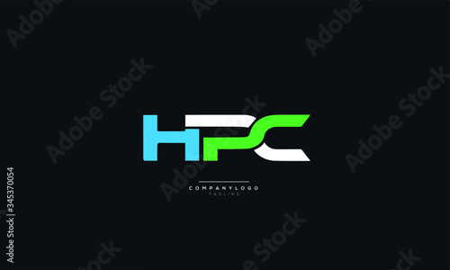 HPC Letter Logo Design Icon Vector Symbol photo