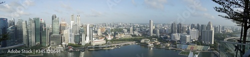Singapore, circa march 2020: Skyline of Singapore © chriss73