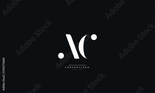 AC CA A C Letter Logo Design Icon Vector Symbol photo