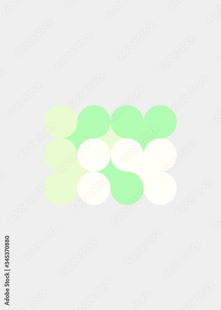 Fototapeta premium Colour Dots Universe Logo art design illustration