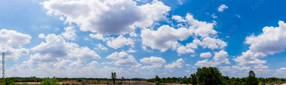 blue sky background with tiny clouds. panorama blue sky background with tiny clouds. panorama