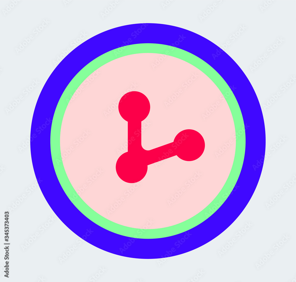 share icon. Abstract share symblo, logo share icon. Abstract share symblo, logo