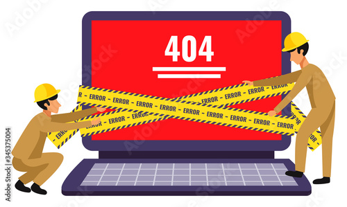error 404 vector