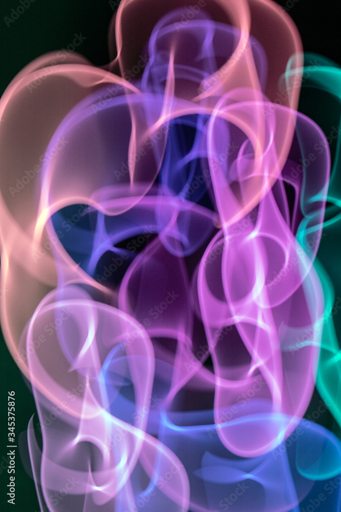 Beautiful Vibrant Curve Wave Light Motion Background Smoke Style Beautiful Vibrant Curve Wave Light Motion Background Smoke Style