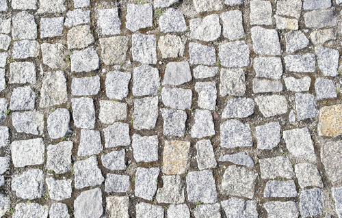 paving stones laid out in the old city