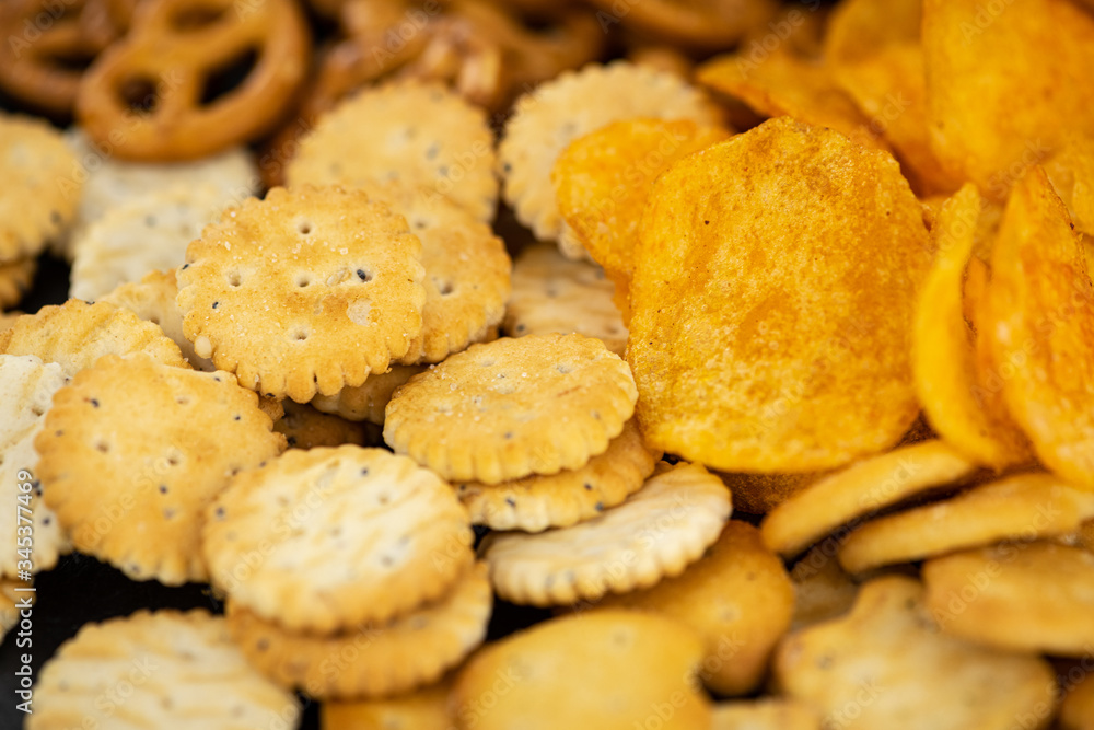 Mixed Snacks (close up shot; selective focus) Mixed Snacks (close up shot; selective focus)
