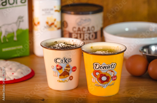 Muffins in cup