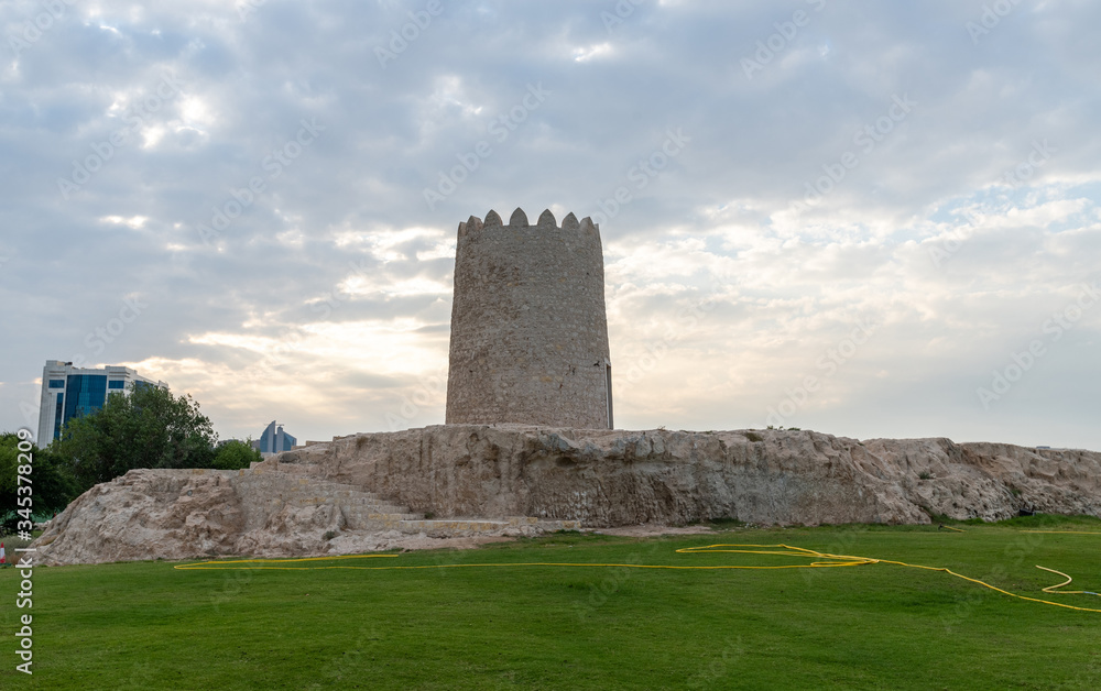 Old Fort near the Al Bidda metro in Doha, Qatar Old Fort near the Al Bidda metro in Doha, Qatar