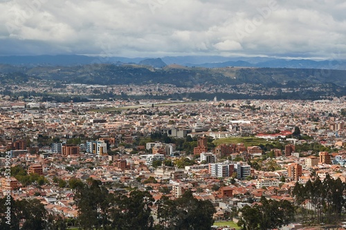 Fototapeta Naklejka Na Ścianę i Meble -  Cuenca, Ecuador, view over the colonail town
