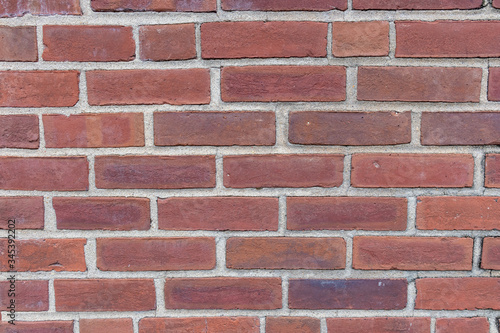 Yet Another Boring Red Brick Wall Background Texture