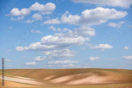 An field with beautiful clouds © Vidima studio MAX