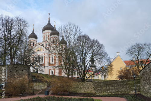 Alexander Nevsky Cathedral (Estonian: Aleksander Nevski katedraal) is an orthodox cathedral in the Tallinn Old Town