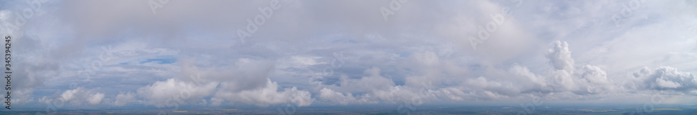 Fototapeta premium The stormy clouds on sunset Rivne