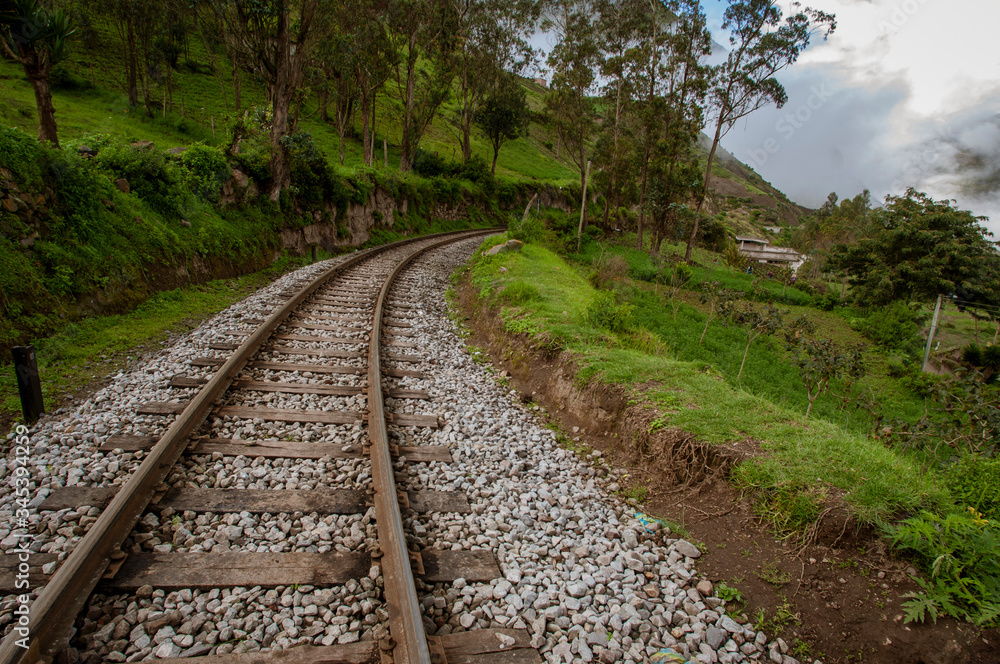 Fototapeta premium ecuador railway