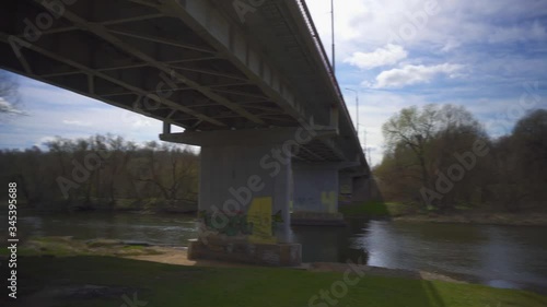 The Flow Of the River Under the Bridge