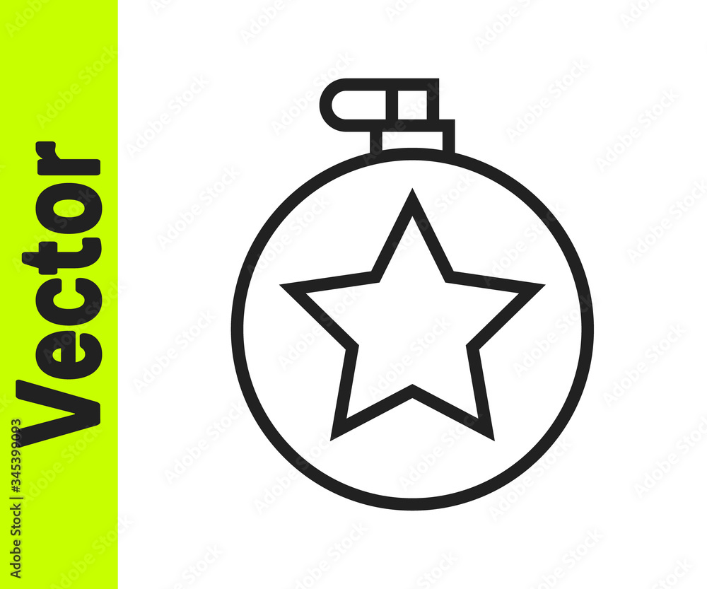 Black line Canteen water bottle icon isolated on white background. Tourist flask icon. Jar of water use in the campaign. Vector Illustration Black line Canteen water bottle icon isolated on white background. Tourist flask icon. Jar of water use in the campaign. Vector Illustration