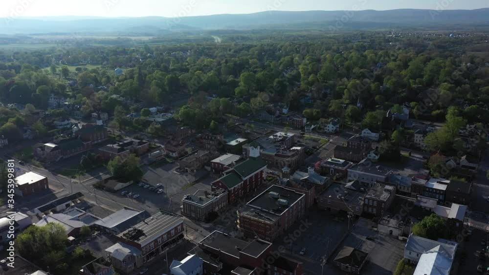 Part 3 of a high aerial full orbit centered on the courthouse in Charles Town, WV. Part 3 of a high aerial full orbit centered on the courthouse in Charles Town, WV.