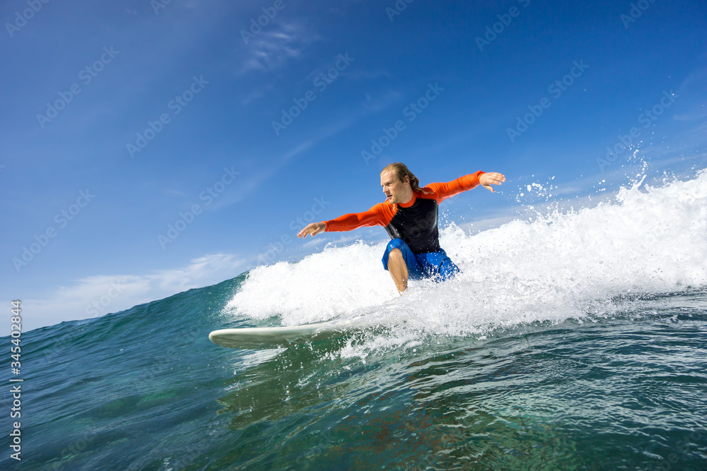 surfing in Mauritius