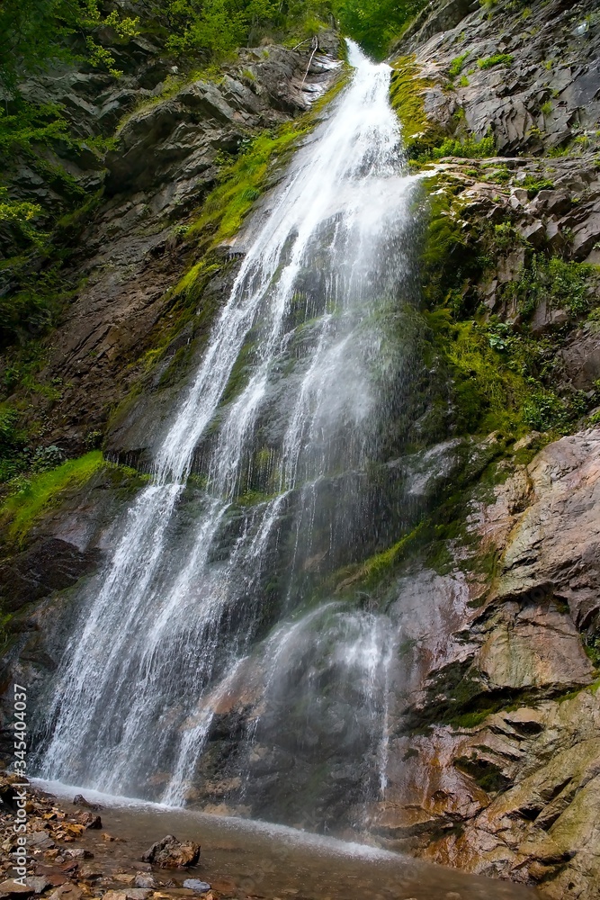 Sutovsky waterfall with its height of 38m is the fourth highest waterfall in Slovakia. It is located in Krivanska Mala Fatra in the Sutovska valley. Sutovsky waterfall with its height of 38m is the fourth highest waterfall in Slovakia. It is located in Krivanska Mala Fatra in the Sutovska valley.