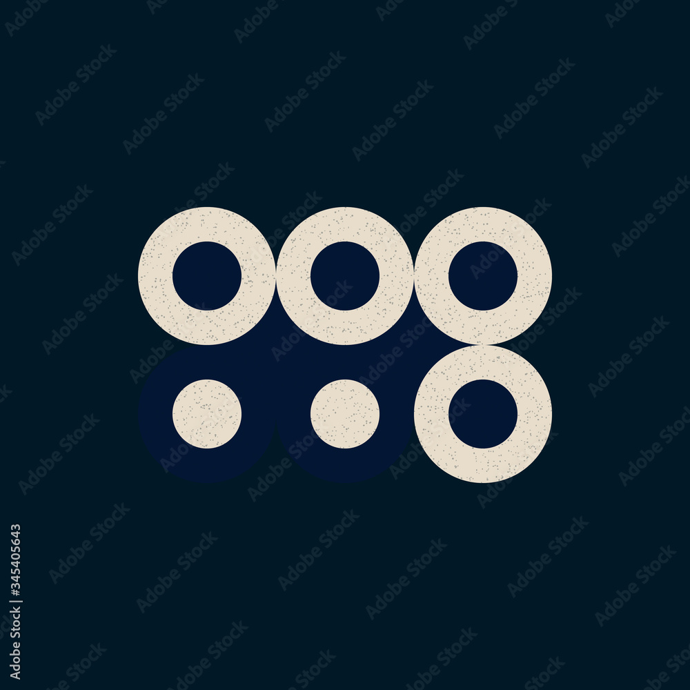 Colour Dots Universe Logo art design illustration Colour Dots Universe Logo art design illustration